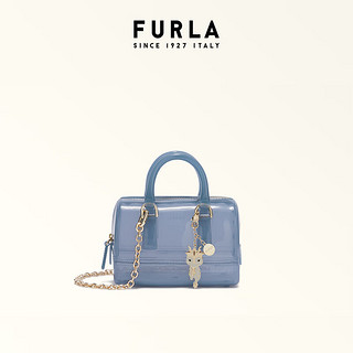 FURLA 芙拉 CANDY女士迷你波士顿包 深蓝色-海报款