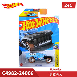 风火轮（HOT WHEELS）（24C批次）火辣小跑车合金小车轨道赛车赛道弹射车小汽车模型男 罗威纳犬