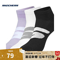 SKECHERS 斯凯奇 中性浅口袜P223U026-031V P223U026-031V S