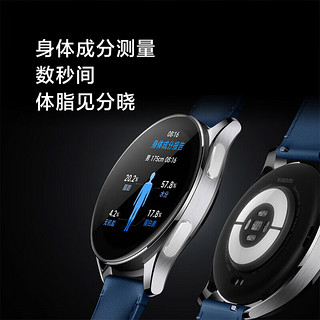 小米智能手表【支持微信】Xiaomi Watch S2 42mm 全天血氧监测 血氧异常振动提醒 运动手表 黑色硅胶表带