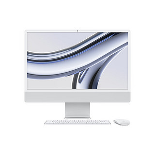 Apple 苹果 2023款iMac24英寸银色 4.5K屏M3(8+8核)16G512G一体式电脑Z1950008N