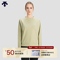 DESCENTE迪桑特DUALIS系列都市通勤女士针织套头衫春季 LK-LIGHT KHAKI XS（155/76A）