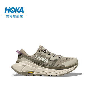 HOKA ONE ONE女款春季天际线X徒步鞋SKYLINE-FLOAT X 户外灵活缓震强推进 麦青色/瓷青色 36