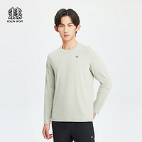 KOLON SPORT可隆户外男士微拉绒圆领T恤 泥灰MD 190/4XL