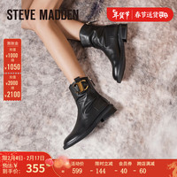 史蒂夫·马登 STEVE MADDEN思美登秋冬新款复古骑士时装靴短筒靴女 TTOMLY