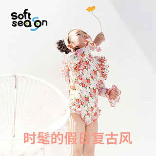 SOFT SEASON 女童连体式泳衣