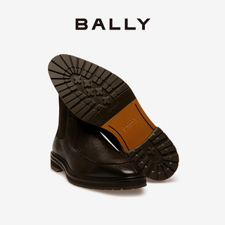 BALLY/巴利男士乌木棕色皮革短靴6302760 棕色 43