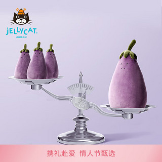 jELLYCAT 邦尼兔 活泼茄子可爱公仔毛绒玩具小玩偶生日礼物 紫色 17cm