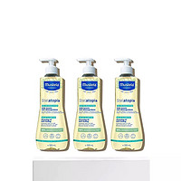 Mustela 妙思乐 欧洲直邮Mustela妙思乐幼婴儿童舒敏沐浴油500mlx3瓶装