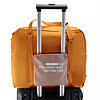 翻官 便携购物收纳袋可折叠手提多功能出差旅行李整理袋单肩团购 桔黄色大号（可套杆）