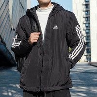 adidas 阿迪达斯 经典棉服男装 23冬季运动服保暖防风加厚棉衣休闲连帽外套男 加厚棉服主推款/【元 XL/185/104