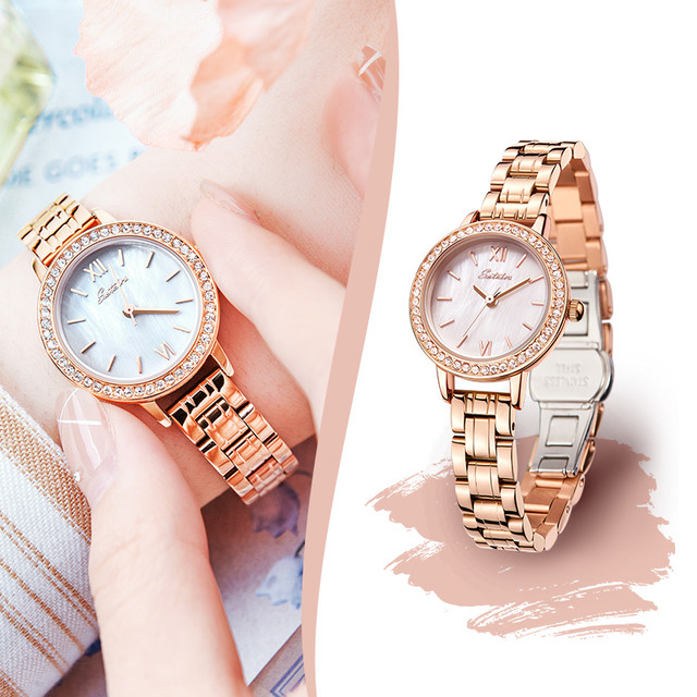 Sotoiru 圣缇斯欧图 圣缇斯sotoiru时尚轻奢气质女士手表高级石英腕表