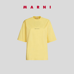 MARNI 2023 新款女士Logo印花T恤