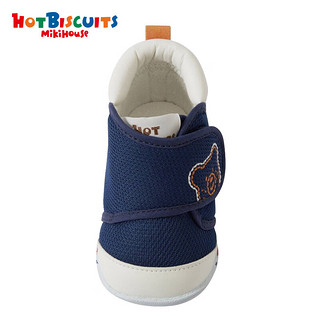 MIKIHOUSE HOT BISTCUITS学步鞋男女童鞋高性价比经典婴儿鞋宝宝学步鞋 藏蓝色 内长14cm二段