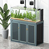 德克水草缸超白玻璃植物生态造景缸兰寿鱼缸客厅小型底过滤水族箱