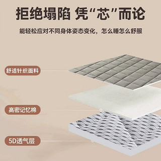 无印良品海绵床垫遮盖物软垫家用榻榻米垫被褥子宿舍单人120×200约5cm 蜜桃粉 -厚约5cm