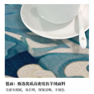 布迪思客厅卧室加厚仿羊绒地毯中国田园风古典书房地毯2024春季 赋予01