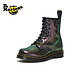 Dr.Martens 马丁（DR.MARTENS）1460 经典简约流行幻彩时尚拼色女款8孔马丁靴 紫/金色 36