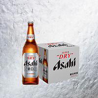 Asahi 朝日啤酒 超爽生啤酒630ml*12瓶装整箱黄啤