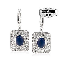 ROSS 罗尔思 -Simons Sapphire and . Diamond Vintage-Style Drop Earrin