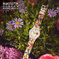 swatch 斯沃琪 瑞士手表 GENT系列 妙笔生花 新年礼物男女时尚石英表SO28W108