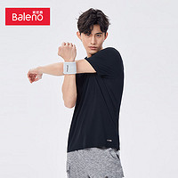 Baleno 班尼路 净色运动短袖2023夏季新款潮流时尚男装舒适百搭短袖t恤男