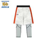 SKECHERS斯凯奇 P124B019 假两件男童运动短裤