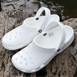 卡骆驰（crocs）男鞋女鞋鞋子2024春季经典克骆格轻盈舒适涉水缓震休闲鞋 10001-100 38-39