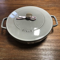 珐宝（staub）珐琅铸铁锅28海鲜锅家用浅款纯炖煲 石墨灰 24cm