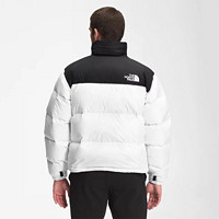 北面 1996 Retro Nuptse男士防风防水保暖羽绒服男经典潮服 白色 TNF White-TNF Black M