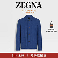 杰尼亚（Zegna）24春夏Oasi Cashmere 混纺 Alpe 工装夹克783C50A7-1DHAQ0-