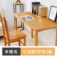 三青水性木纹漆油漆实木器仿古做旧家具换色木门窗复古漆环保净味涂料 透明清漆【半哑光】 1000g【约10平米/遍】