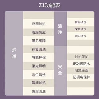 便洁宝智能马桶盖F10D1即热式暖风烘干全功能款式 F10D1 免费上门安装