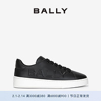 BALLY/巴利【新年礼物】24春夏男士黑白拼色皮革运动休闲鞋6306430 拼色 43