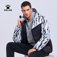 KELME 卡尔美 官方旗舰棉服短款撞色拼接加厚保暖冬季男士棉衣外套