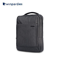 Weibao 威豹 WINPARD 双肩包电脑13英寸14英寸笔记本包商务休闲旅行包学生背包书包 双肩包男 电脑包 黑色