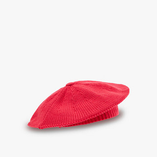 little MO&Co.little moco童装儿童女童针织毛线帽贝雷帽子KBD1HAT003 大红色 均码（帽围54cm)
