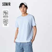 Semir 森马 [商场同款]森马短袖T恤男夏季日常凉感抗菌休闲风上衣男士半袖潮