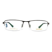 SEIKO 精工 男女款商务通勤钛材半框眼镜架可配度数