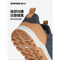 DECATHLON 迪卡侬 儿童山地徒步鞋登山鞋系带魔术贴低帮防水防滑耐磨缓震KIDS