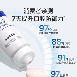 BOP活性抗菌肽牙膏美白去黄抗敏感清新口气含氟成人去烟渍