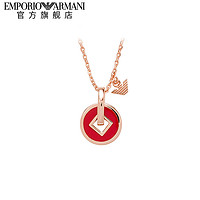 EMPORIO ARMANI 女士铜钱项链 EG3541221