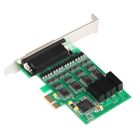 乐扩 PCI-E转4口RS485/422光电转换带隔离磁藕隔离卡高速多串口卡