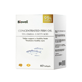 bio well iowell小金星鱼油DHA叶黄素深海鱼油omega3补脑记忆力小金鱼