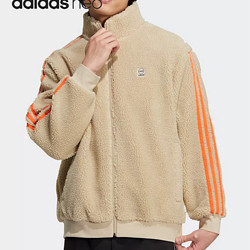 adidas 阿迪达斯 官方正品Neo系列男女仿羊羔绒保暖运动外套HN8728