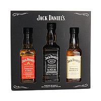 杰克丹尼 美国田纳西州调和型威士忌 50ml*3 混合口味调酒礼盒