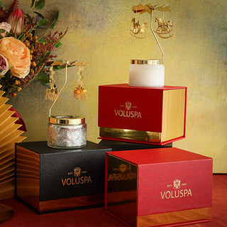 Voluspa 香薰蜡烛礼盒香氛女实用走心高级新婚结婚送新人 法国杜松与薰衣草