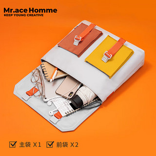 Mr.ace Homme 包包简约潮大容量斜挎包女日系休闲邮差包单肩 吃货系列