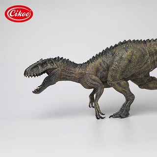 Cikoo斯高侏罗纪恐龙玩具远古陆地天空海洋传奇仿真实心模型手办摆件 26暴虐霸王龙（嘴巴可动 袋装）