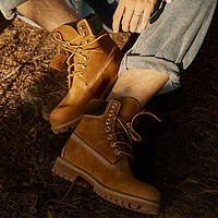 Timberland 工装靴男士10061W踢不烂女士户外大黄靴10361W